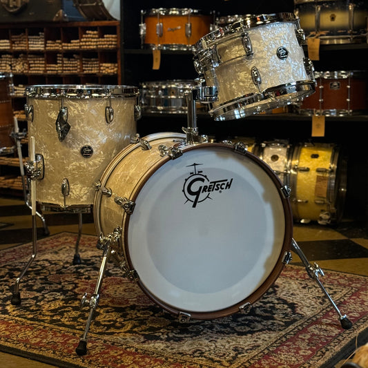 NEW Gretsch Renown 3pc Bop Kit in Vintage Pearl - 14x18, 8x12, 14x14