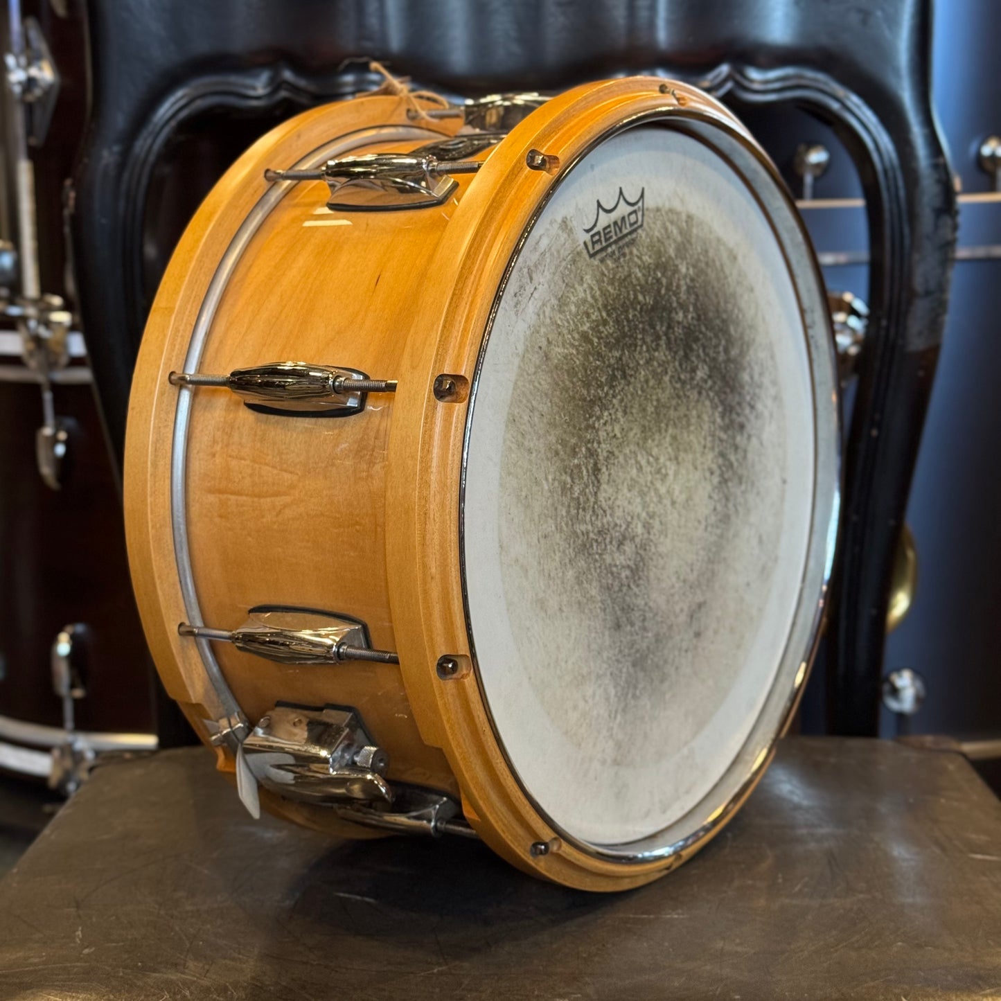 USED Gretsch 6.5x14 Wood Hoop Snare Drum in Gloss Natural