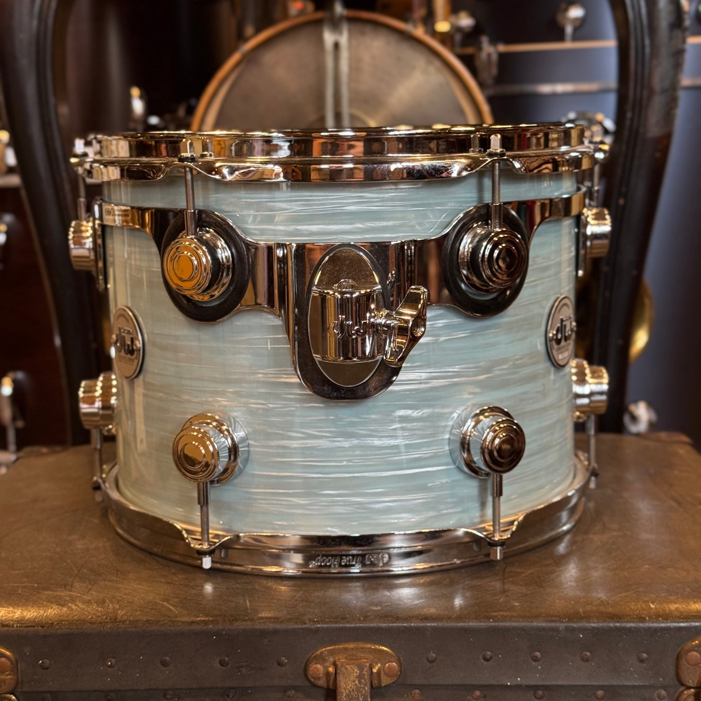 USED DW Collectors 9x12 Collectors Maple Tom in Pale Blue Oyster