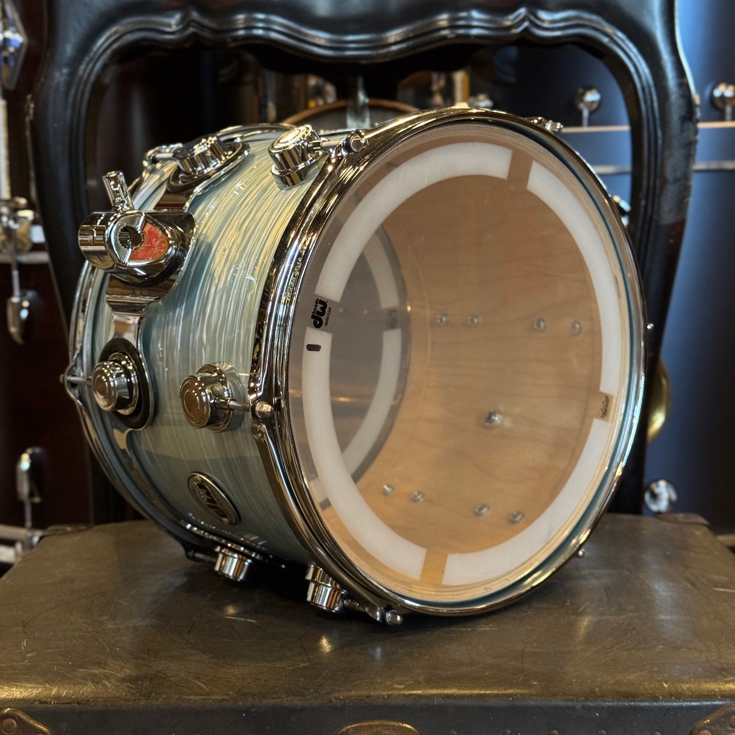 USED DW Collectors 9x12 Collectors Maple Tom in Pale Blue Oyster