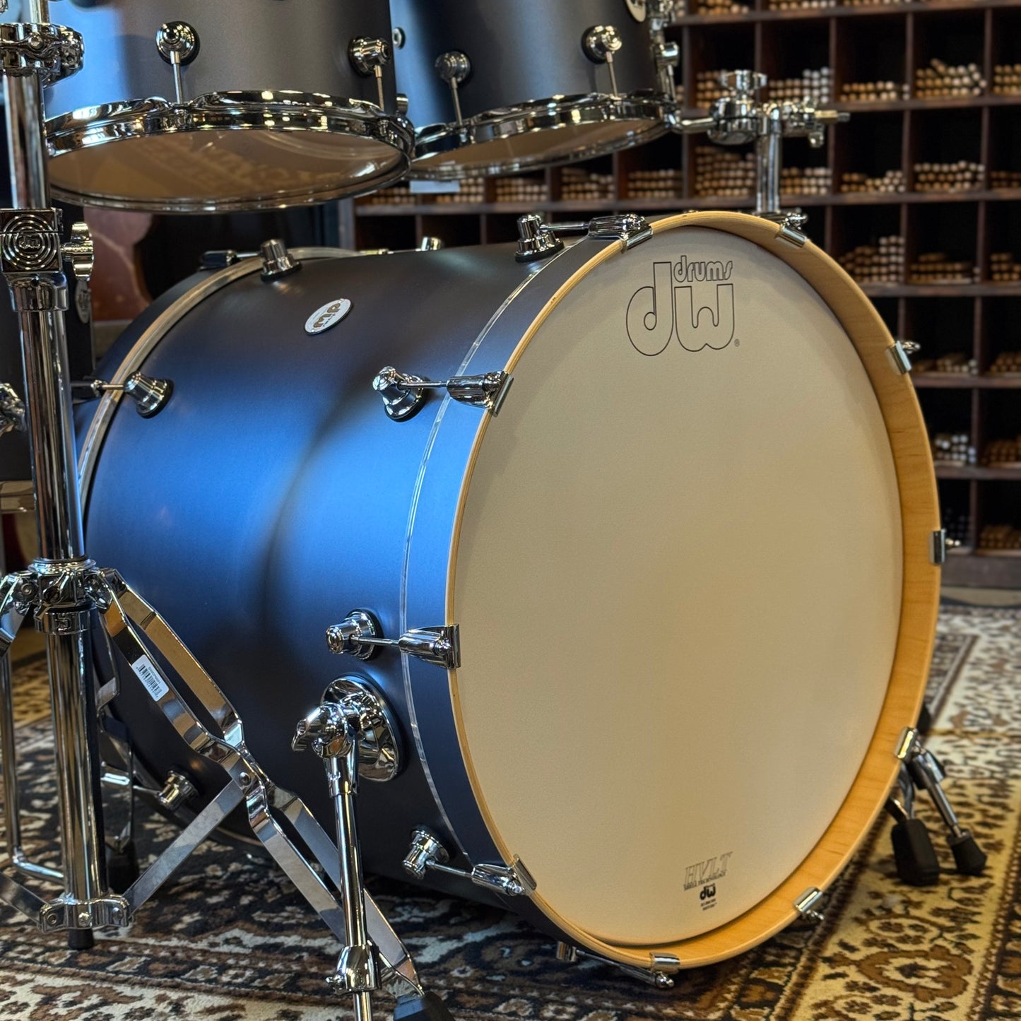NEW DW Design Series Drum Set in Blue Slate - 18x22, 8x10, 9x12, 14x16