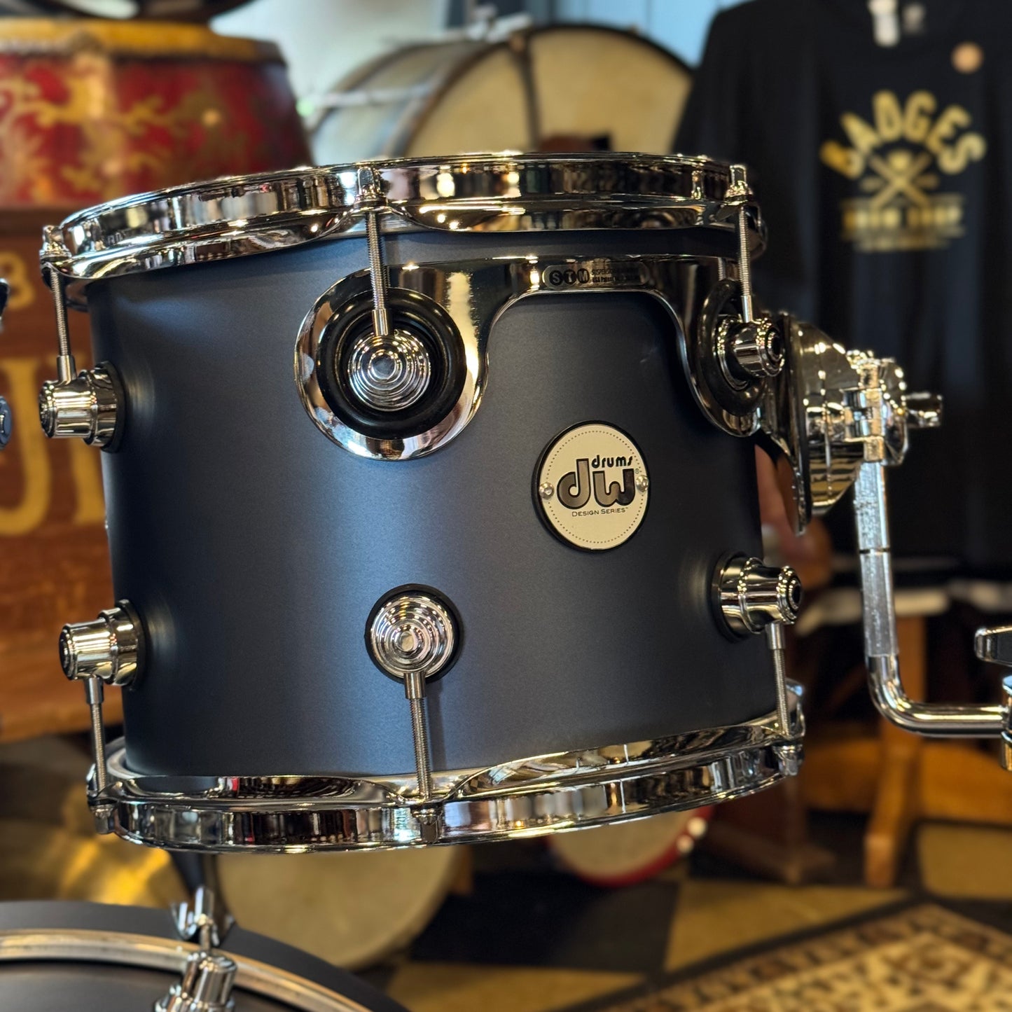 NEW DW Design Series Drum Set in Blue Slate - 18x22, 8x10, 9x12, 14x16