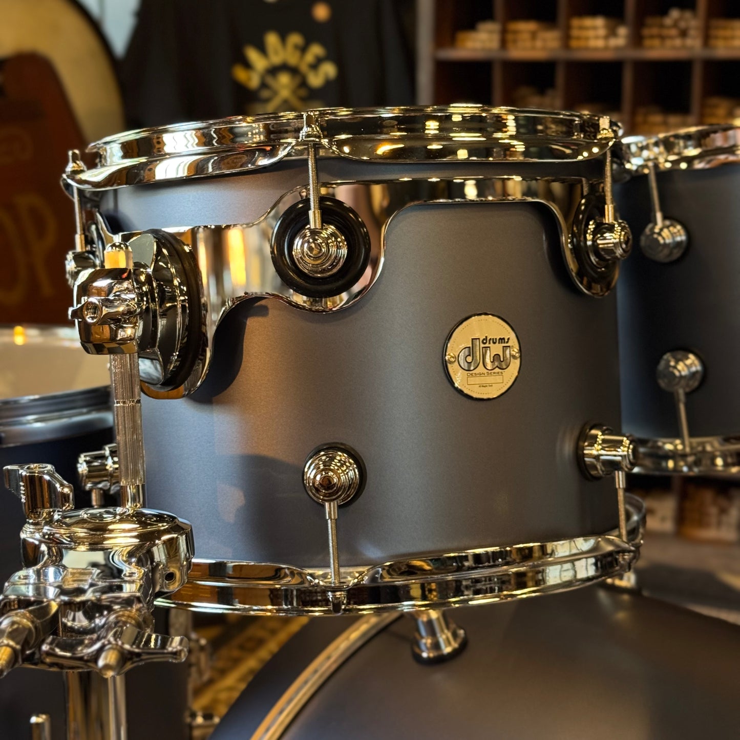 NEW DW Design Series Drum Set in Blue Slate - 18x22, 8x10, 9x12, 14x16