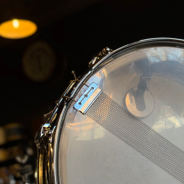 VINTAGE 1959-60 Ludwig Transition Badge Drum Set in Sky Blue Pearl w/ Matching Downbeat Snare - 12x20, 8x12, 8x12, 14x14, 4x14