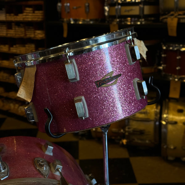 VINTAGE 1960's Trixon Players Grade Speedfire Kit in Pink Sparkle + Snare