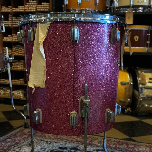 VINTAGE 1960's Trixon Players Grade Speedfire Kit in Pink Sparkle + Snare