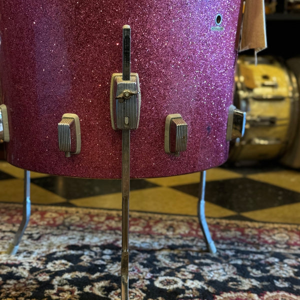 VINTAGE 1960's Trixon Players Grade Speedfire Kit in Pink Sparkle + Snare