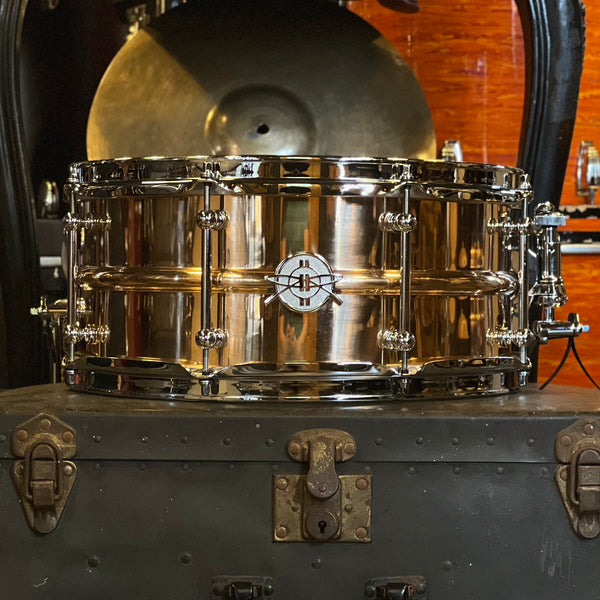 NEW Dunnett 6.5x14 Model 2N Lacquered Bronze Snare Drum w/ Black Interior
