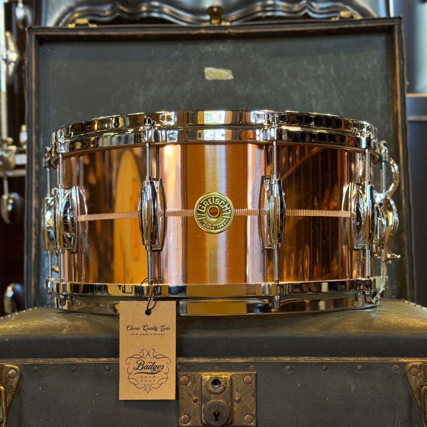 NEW Gretsch 6.5x14 USA Copper Snare Drum