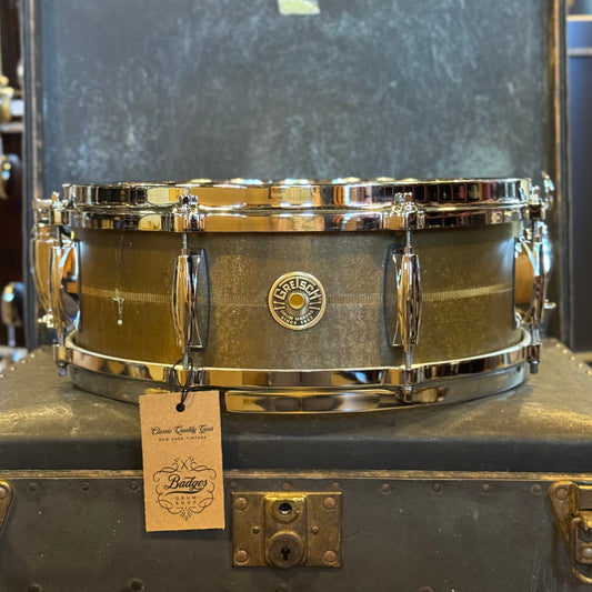NEW Gretsch 5x14 Aged Bell Brass Snare Drum
