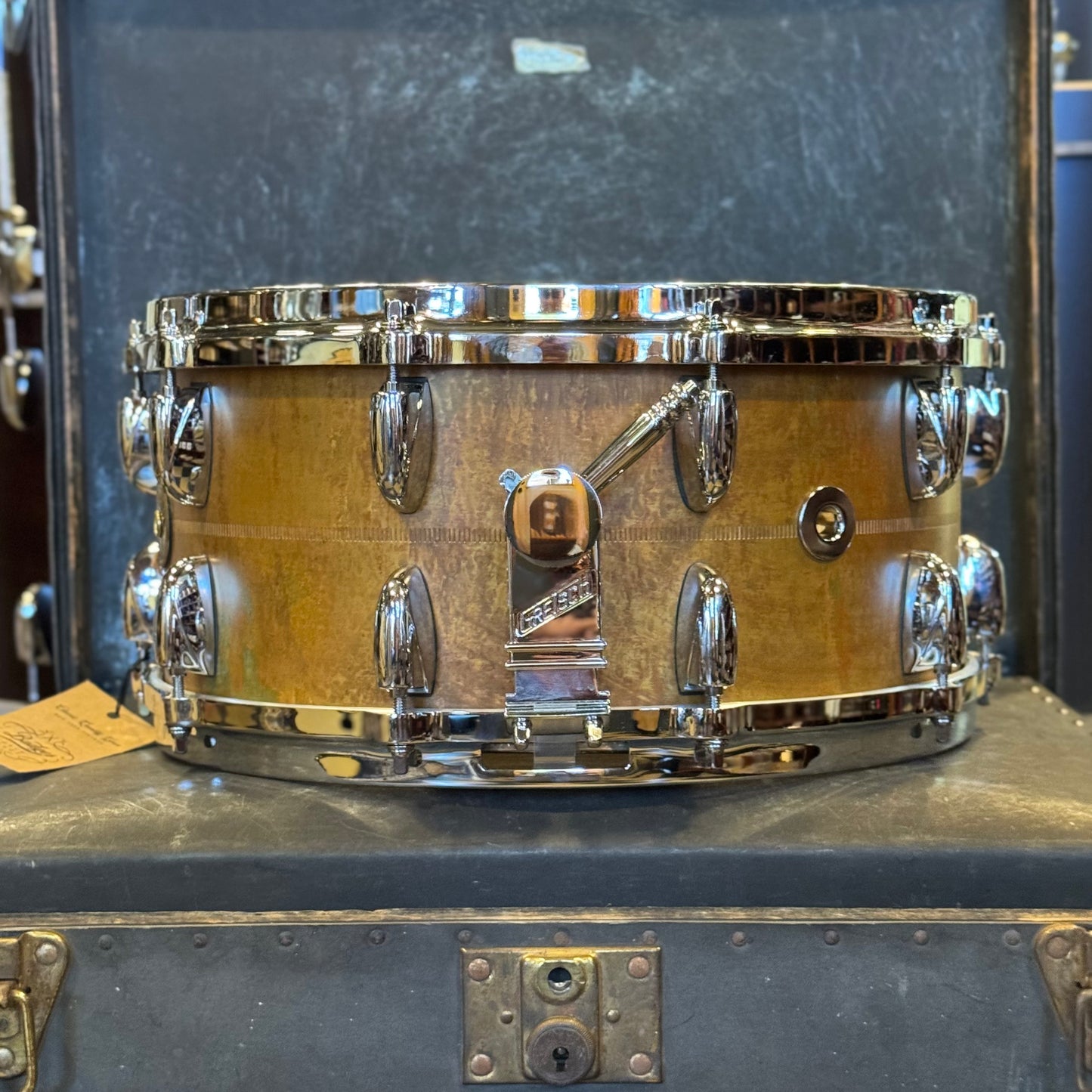 NEW Gretsch 6.5x14 USA Aged Bronze Snare Drum