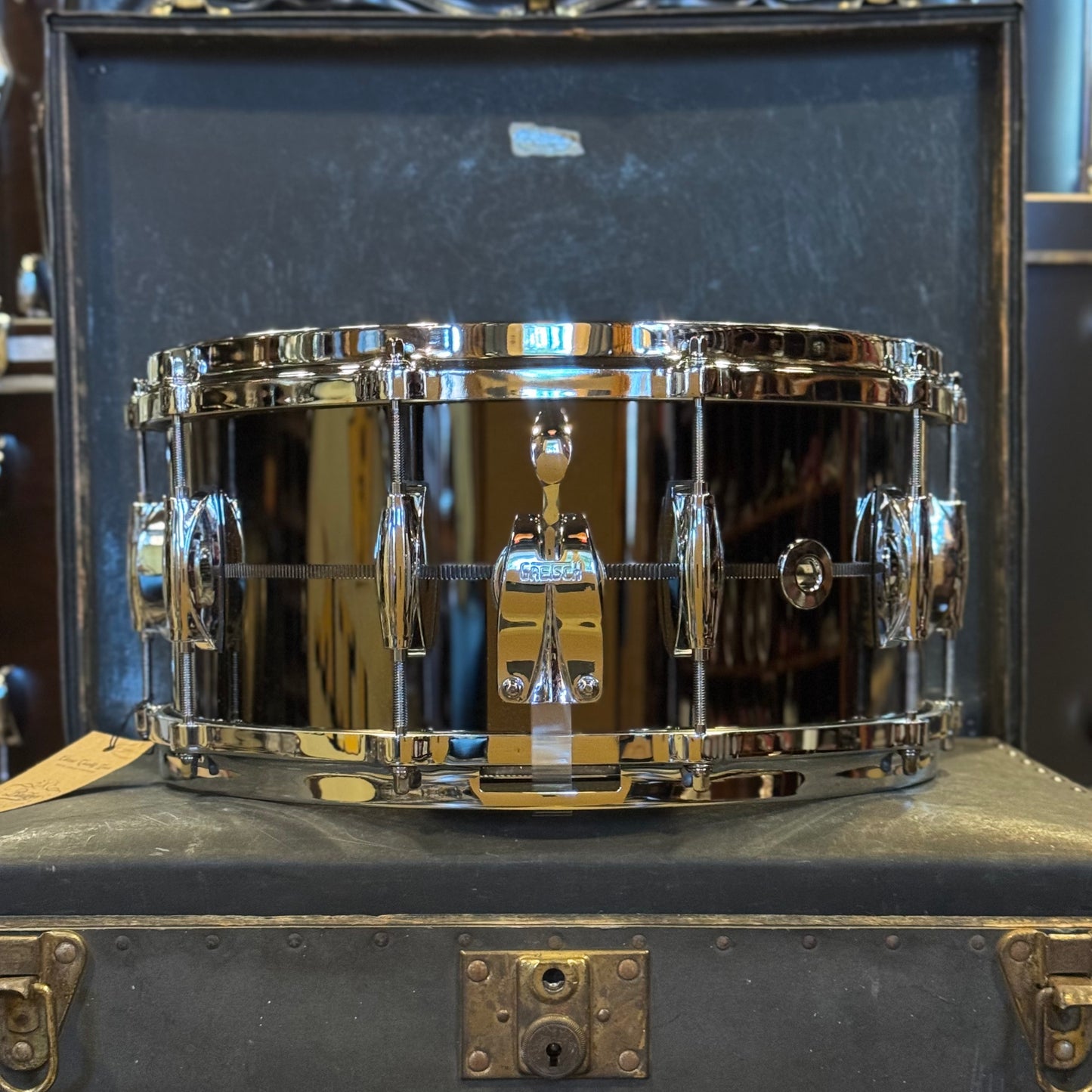 NEW Gretsch 6.5x14 USA Solid Steel Snare Drum