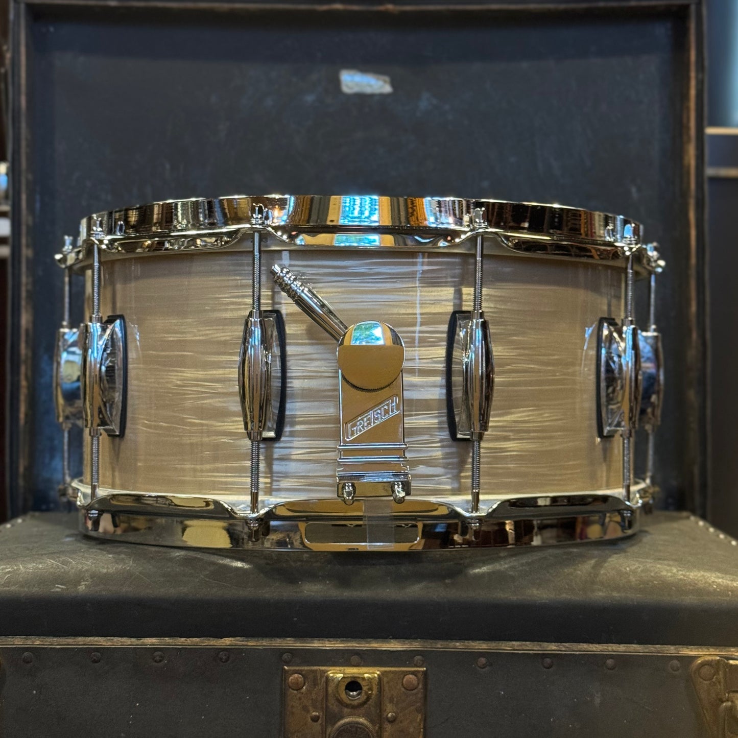 NEW Gretsch 6.5x14 Brooklyn Snare Drum in Creme Oyster