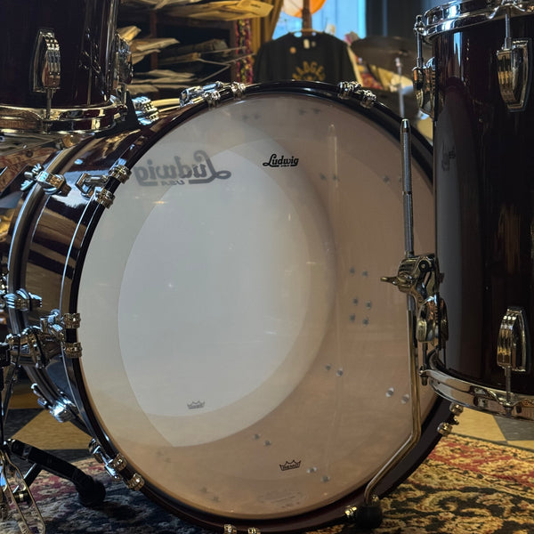 NEW Ludwig Classic Maple Fab Outfit in Cherry Stain Lacquer - 14x22, 9x13, 16x16