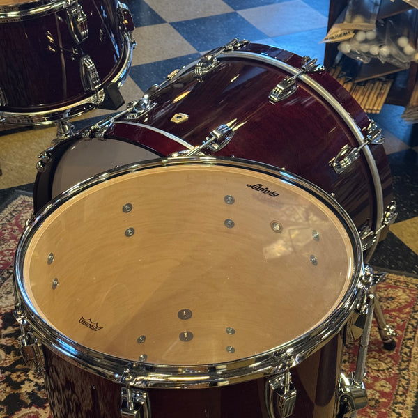 NEW Ludwig Classic Maple Fab Outfit in Cherry Stain Lacquer - 14x22, 9x13, 16x16