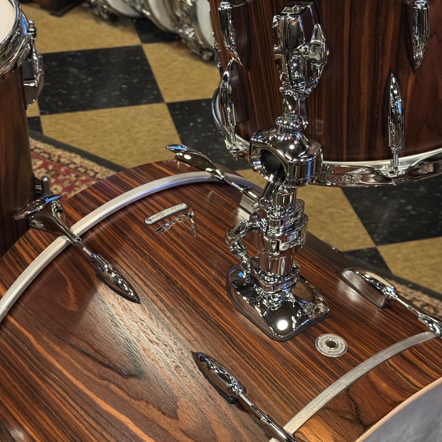 NEW Sonor Vintage Series 3pc in Rosewood Semi Gloss w/ Tom Mount -