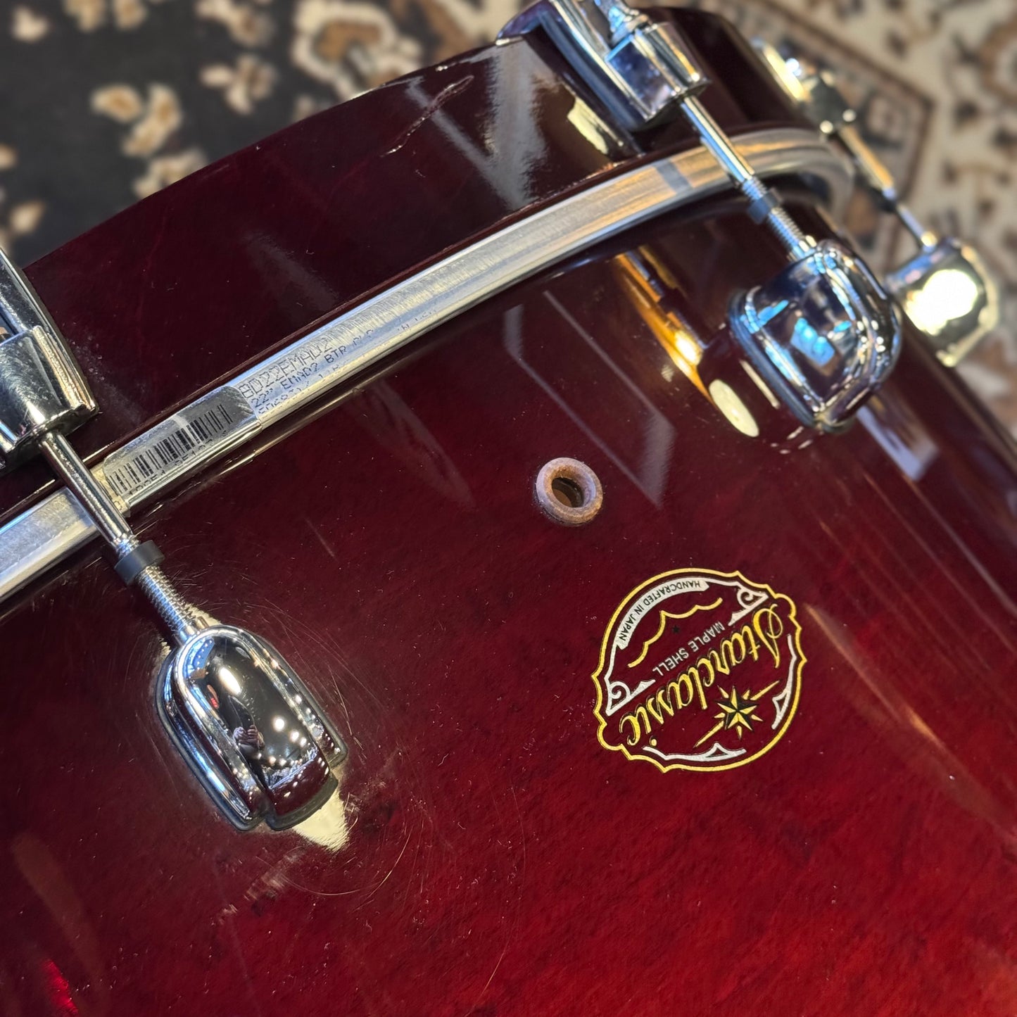 USED 2004 Tama Starclassic Maple in Dark Cherry Fade Lacquer - 18x22, 8x10, 9x12, 12x14, 14x16