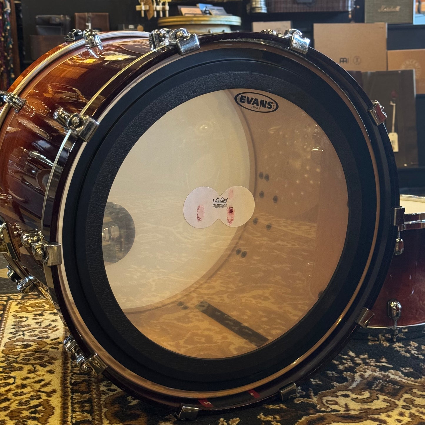 USED 2004 Tama Starclassic Maple in Dark Cherry Fade Lacquer - 18x22, 8x10, 9x12, 12x14, 14x16