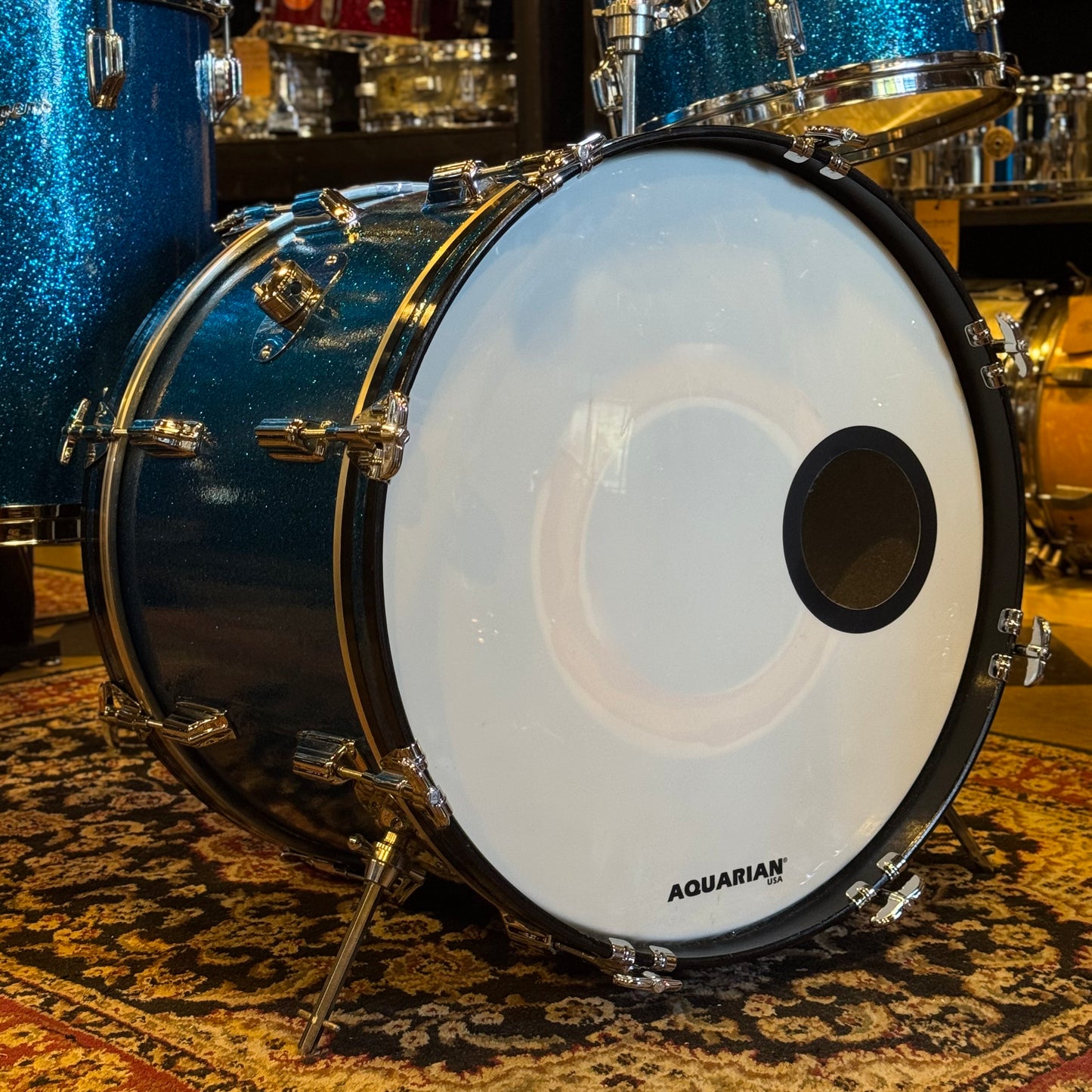 VINTAGE 1960's Rogers Dayton Era Set in Blue Sparkle - 14x20, 9x13, 16x16