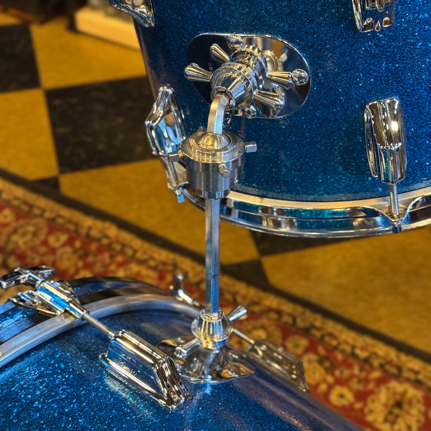 VINTAGE 1960's Rogers Dayton Era Set in Blue Sparkle - 14x20, 9x13, 16x16