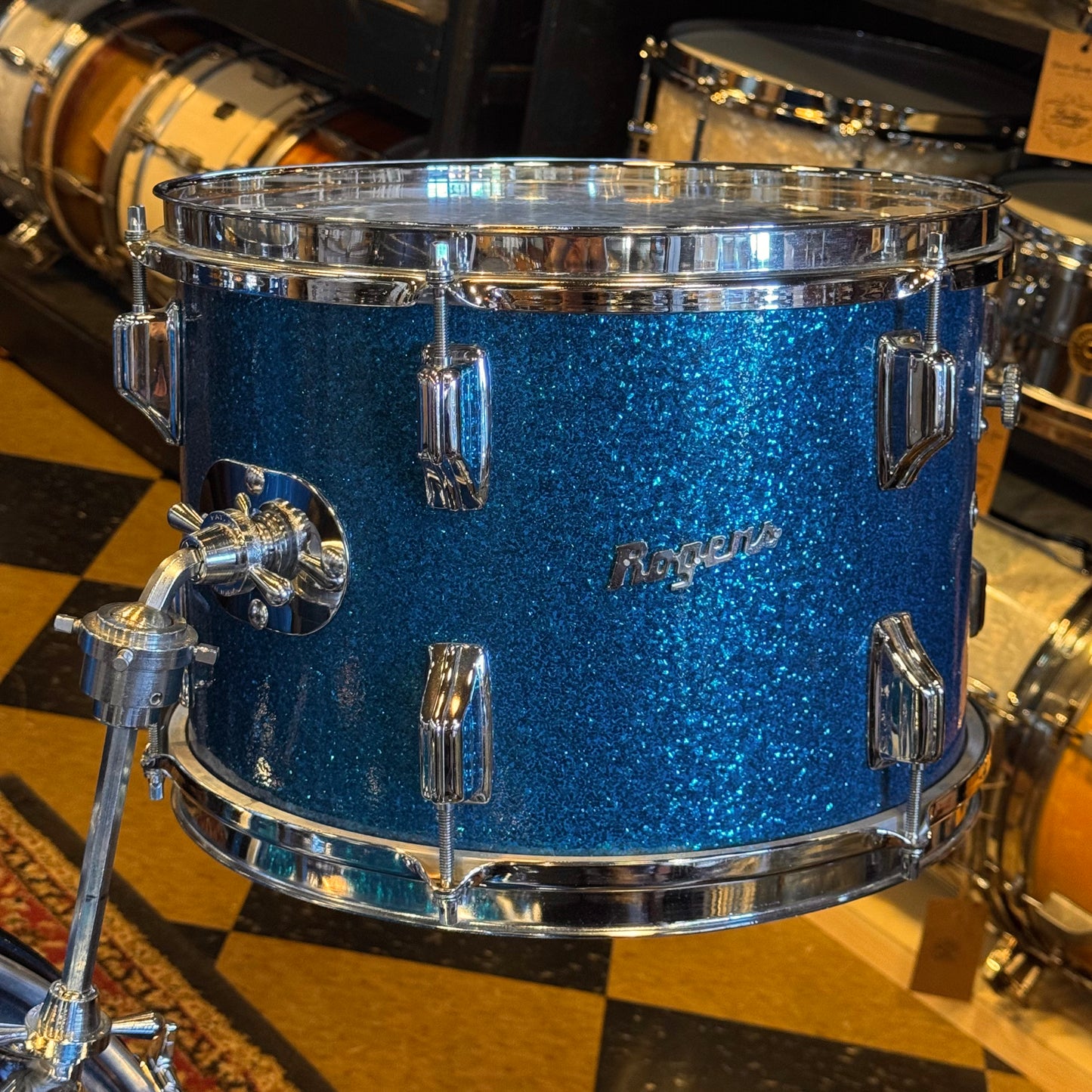 VINTAGE 1960's Rogers Dayton Era Set in Blue Sparkle - 14x20, 9x13, 16x16