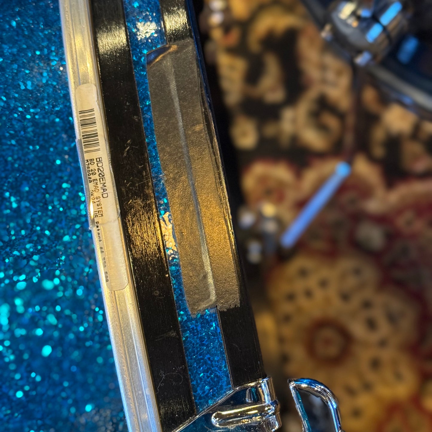 VINTAGE 1960's Rogers Dayton Era Set in Blue Sparkle - 14x20, 9x13, 16x16