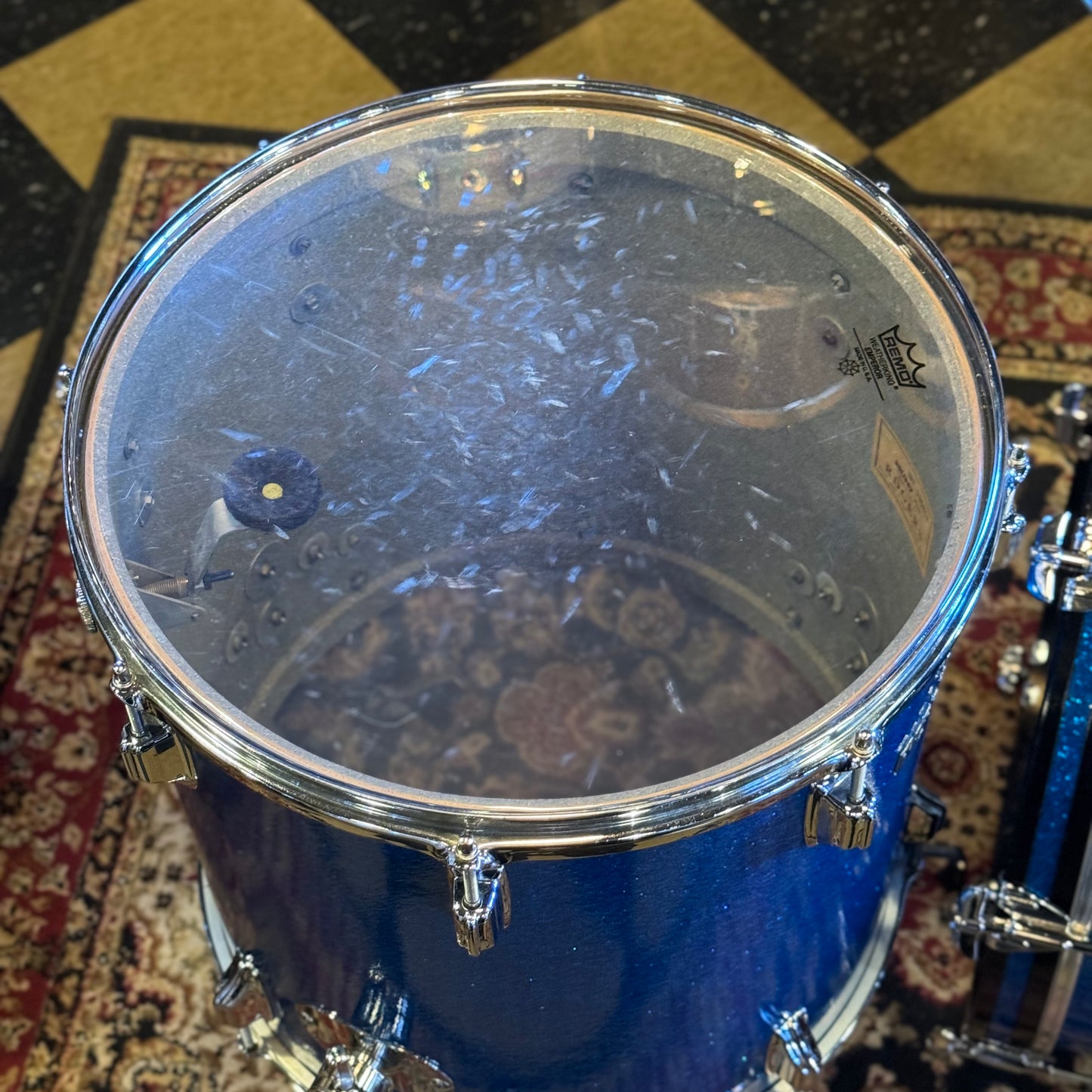 VINTAGE 1960's Rogers Dayton Era Set in Blue Sparkle - 14x20, 9x13, 16x16