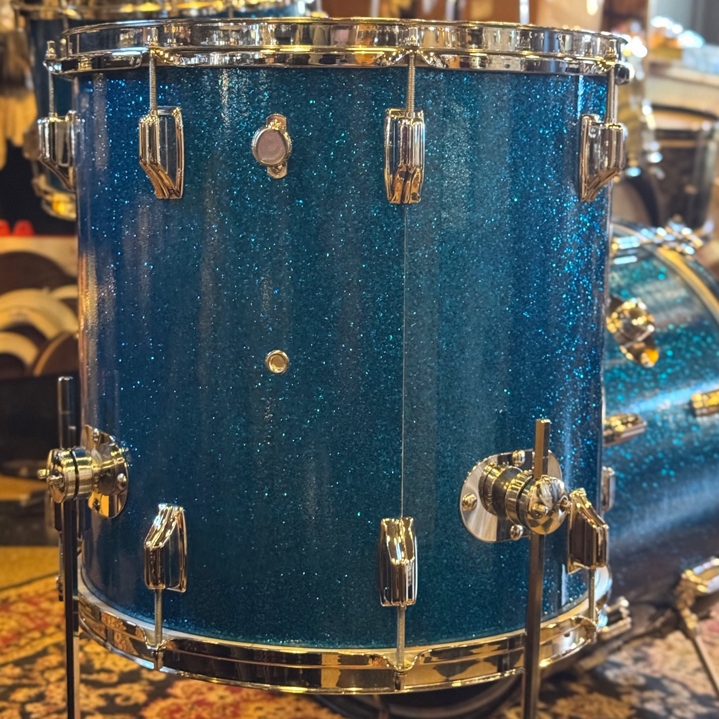 VINTAGE 1960's Rogers Dayton Era Set in Blue Sparkle - 14x20, 9x13, 16x16