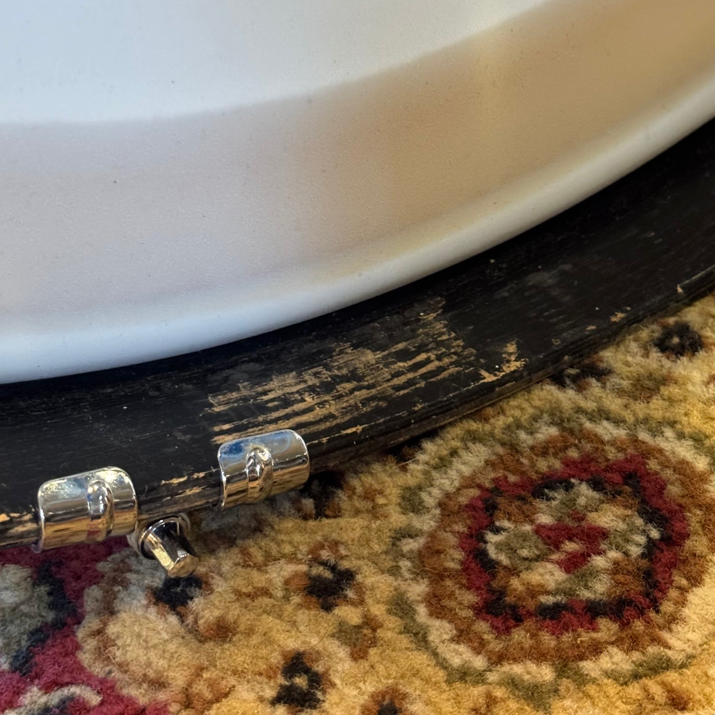 VINTAGE 1960's Rogers Fullerton/Cleveland Era Drum Set in Blue Sparkle - 14x20, 8x12, 9x13, 16x16