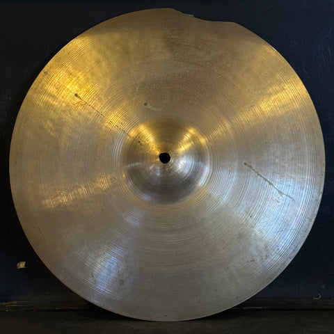 VINTAGE 1950's A. ZIldjian 15" Small Stamp Repaired Crash/Hi-Hat Top - 1084g