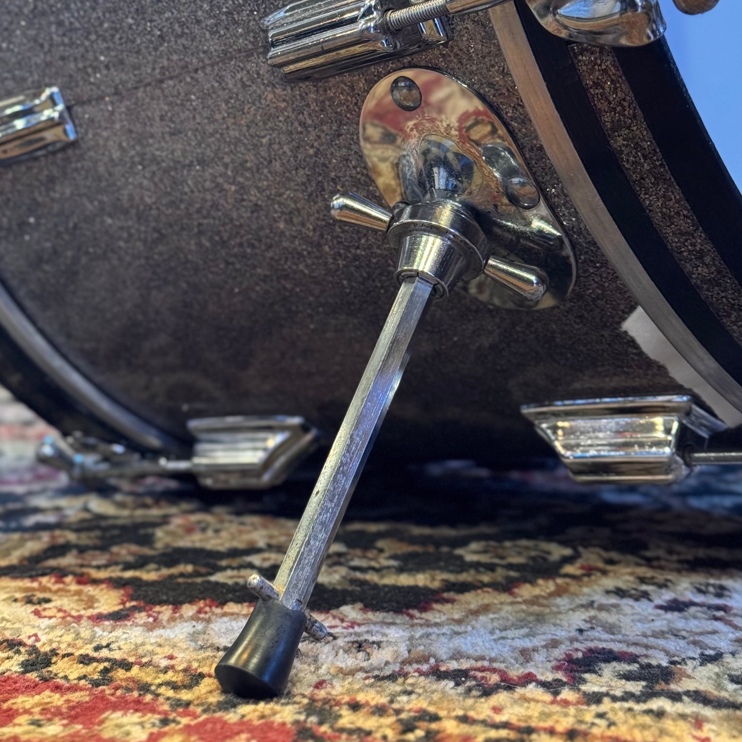 VINTAGE 1960's Rogers Cleveland Era Holiday Bop Kit in Silver Sparkle - 14x18, 8x12, 14x14