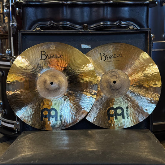 NEW Meinl 15" Byzance Brilliant Polyphonic Hi-Hats - 1152/1415g