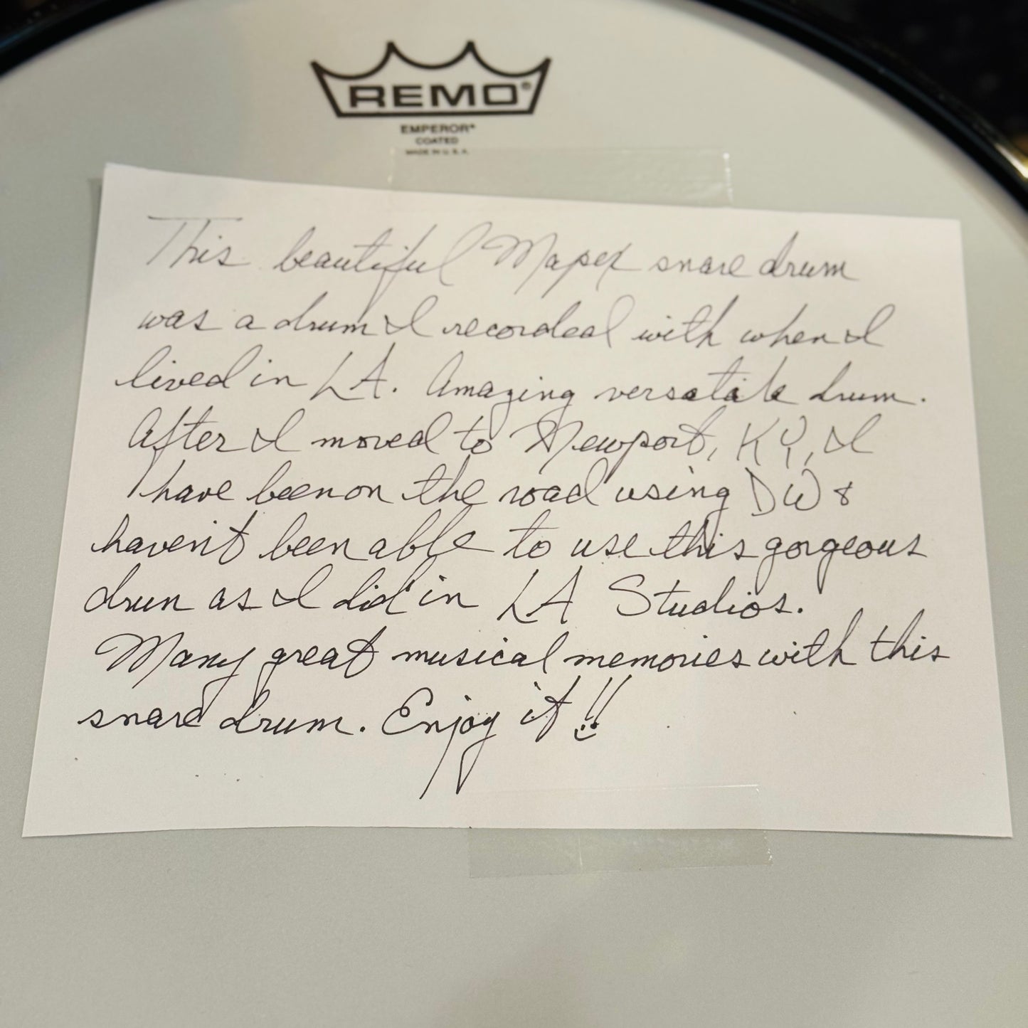 Walfredo Reyes Jr Collection Mapex 6.5x14 Sledgehammer Snare Drum