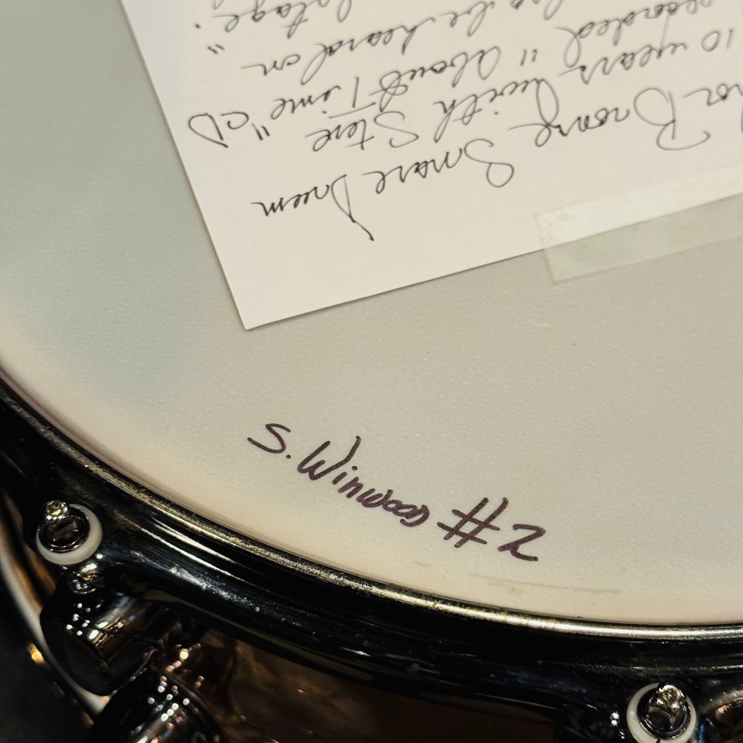 Walfredo Reyes Jr Collection Mapex 6.5x14 Phosphor Bronze Hammered Snare Drum