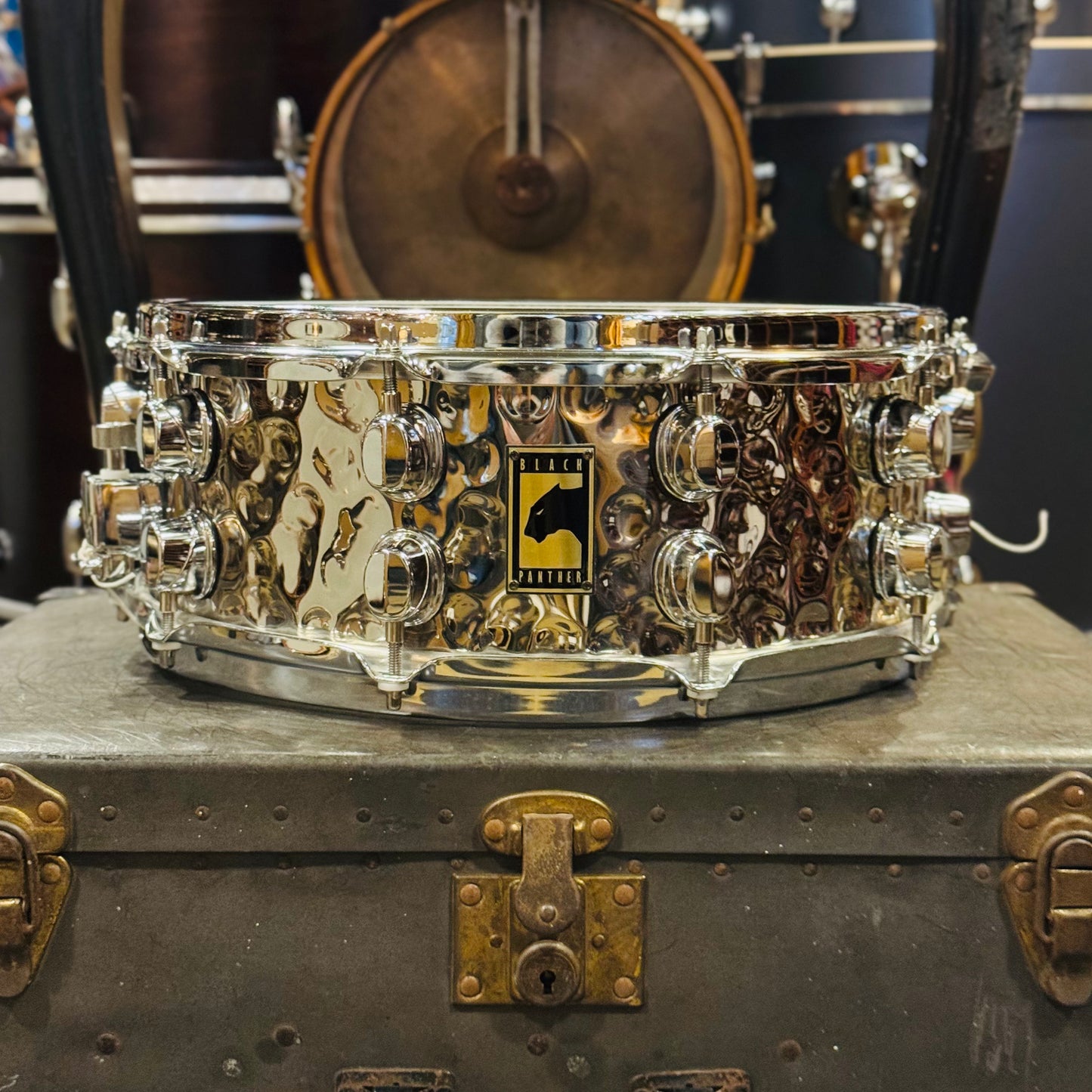 Walfredo Reyes Jr Collection Mapex 5.5x14 Steel Hammered Snare Drum