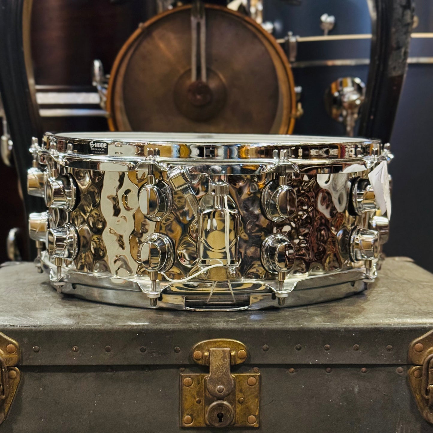 Walfredo Reyes Jr Collection Mapex 5.5x14 Steel Hammered Snare Drum