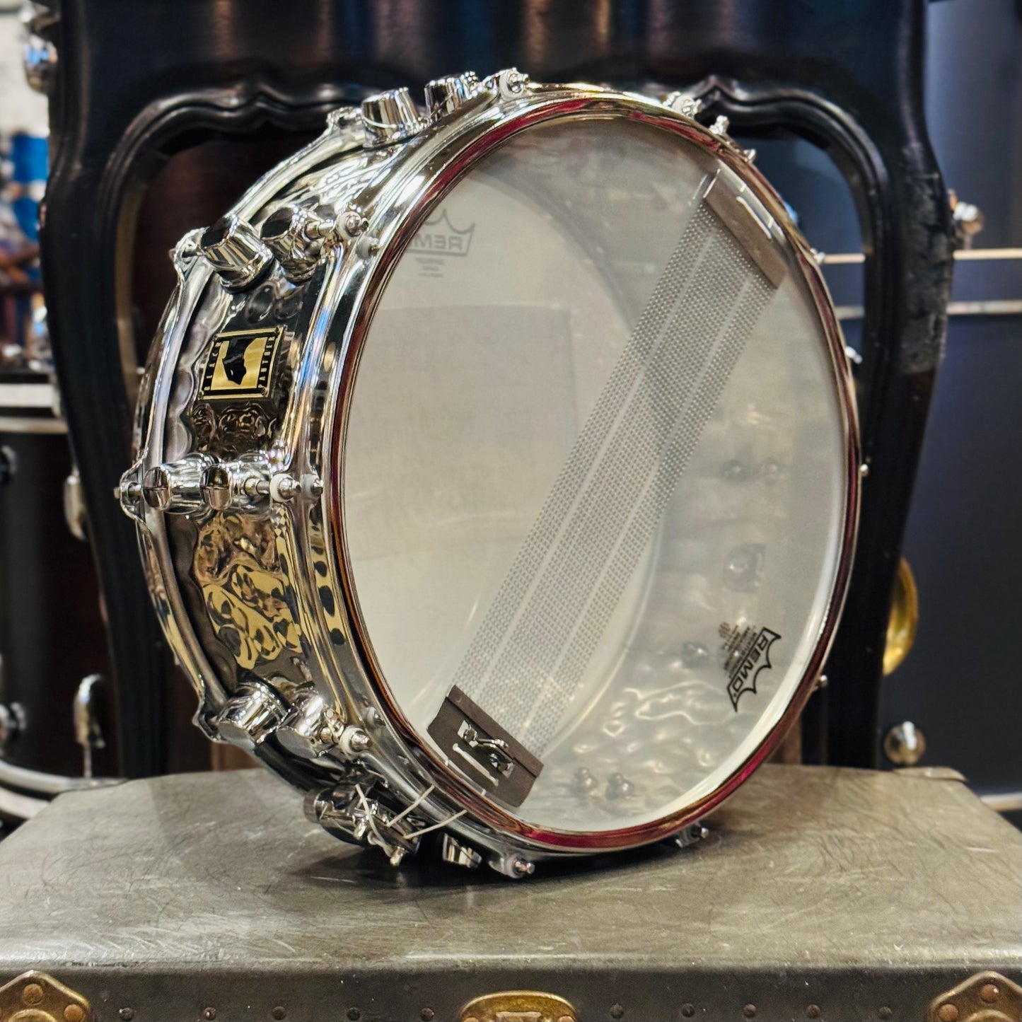 Walfredo Reyes Jr Collection Mapex 5.5x14 Steel Hammered Snare Drum