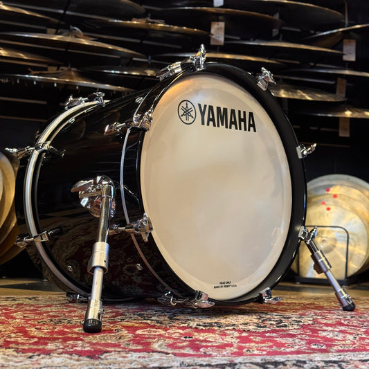 Open Box Yamaha Absolute Hybrid Maple 18x14 Bass Drum in Solid Black (AMB1814-SOB)