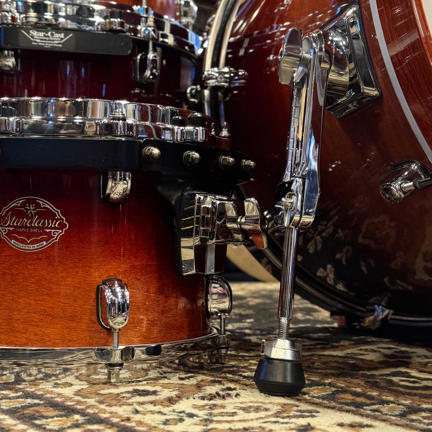 USED 2004 Tama Starclassic Maple in Dark Cherry Fade Lacquer - 18x22, 8x10, 9x12, 12x14, 14x16