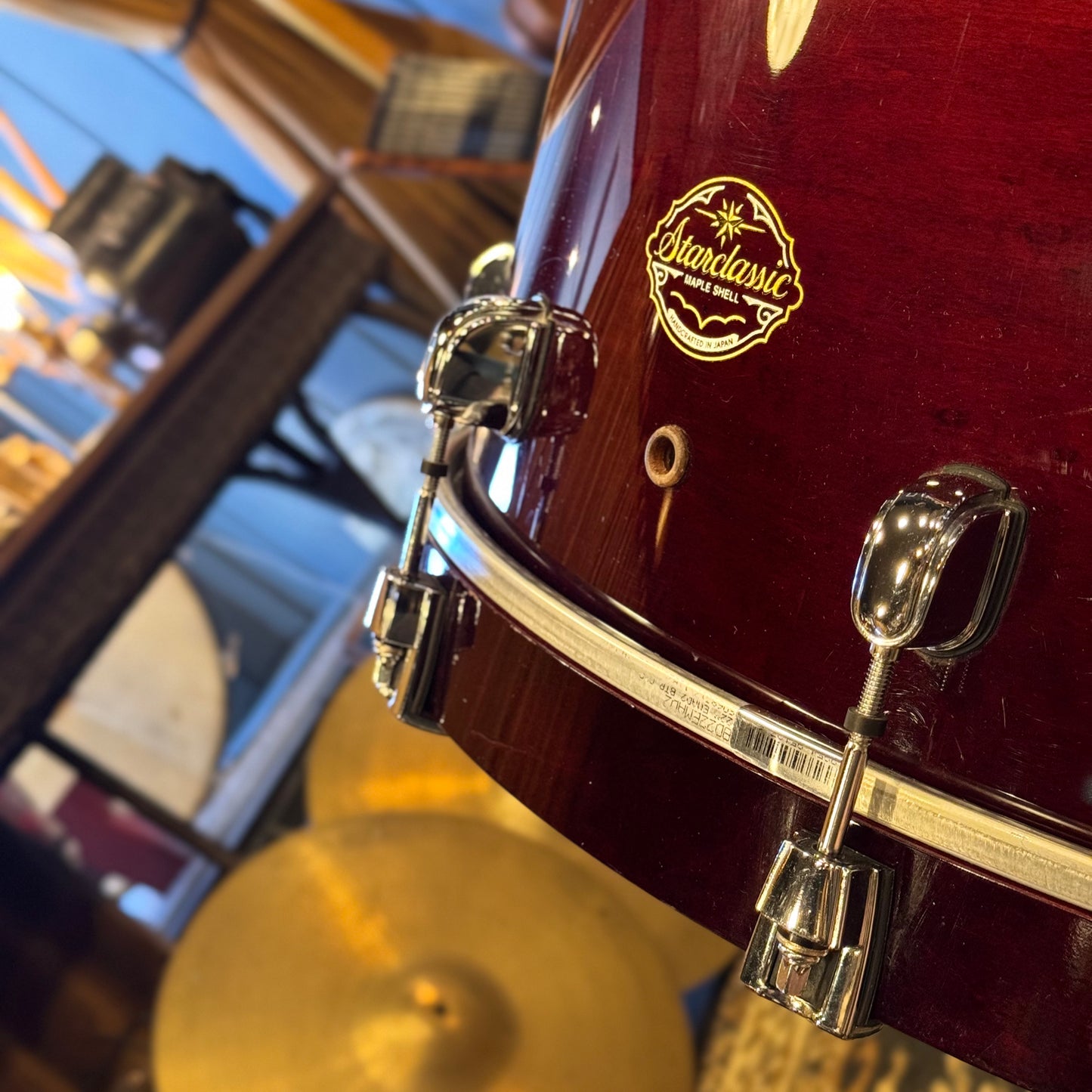 USED 2004 Tama Starclassic Maple in Dark Cherry Fade Lacquer - 18x22, 8x10, 9x12, 12x14, 14x16