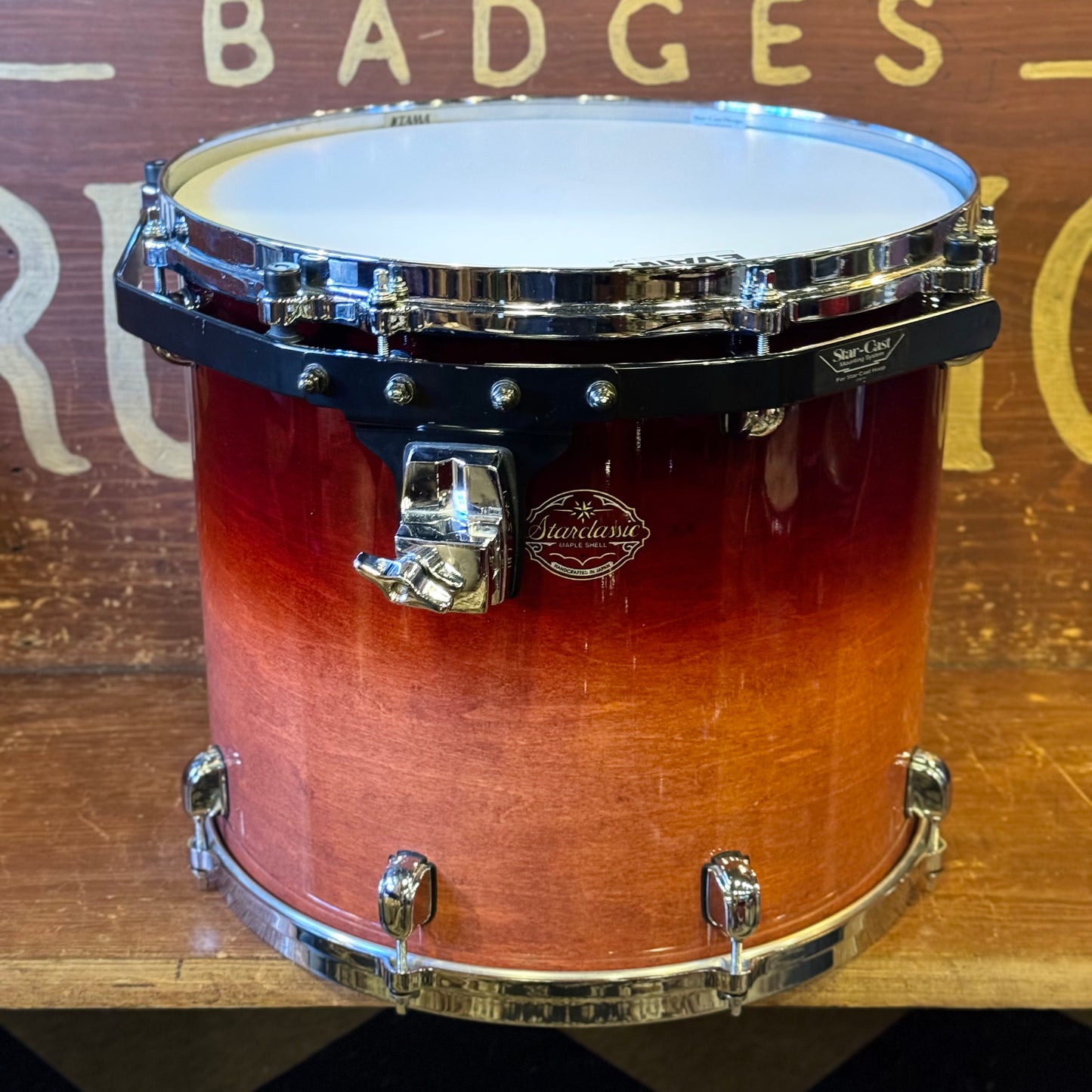 USED 2004 Tama Starclassic Maple in Dark Cherry Fade Lacquer - 18x22, 8x10, 9x12, 12x14, 14x16