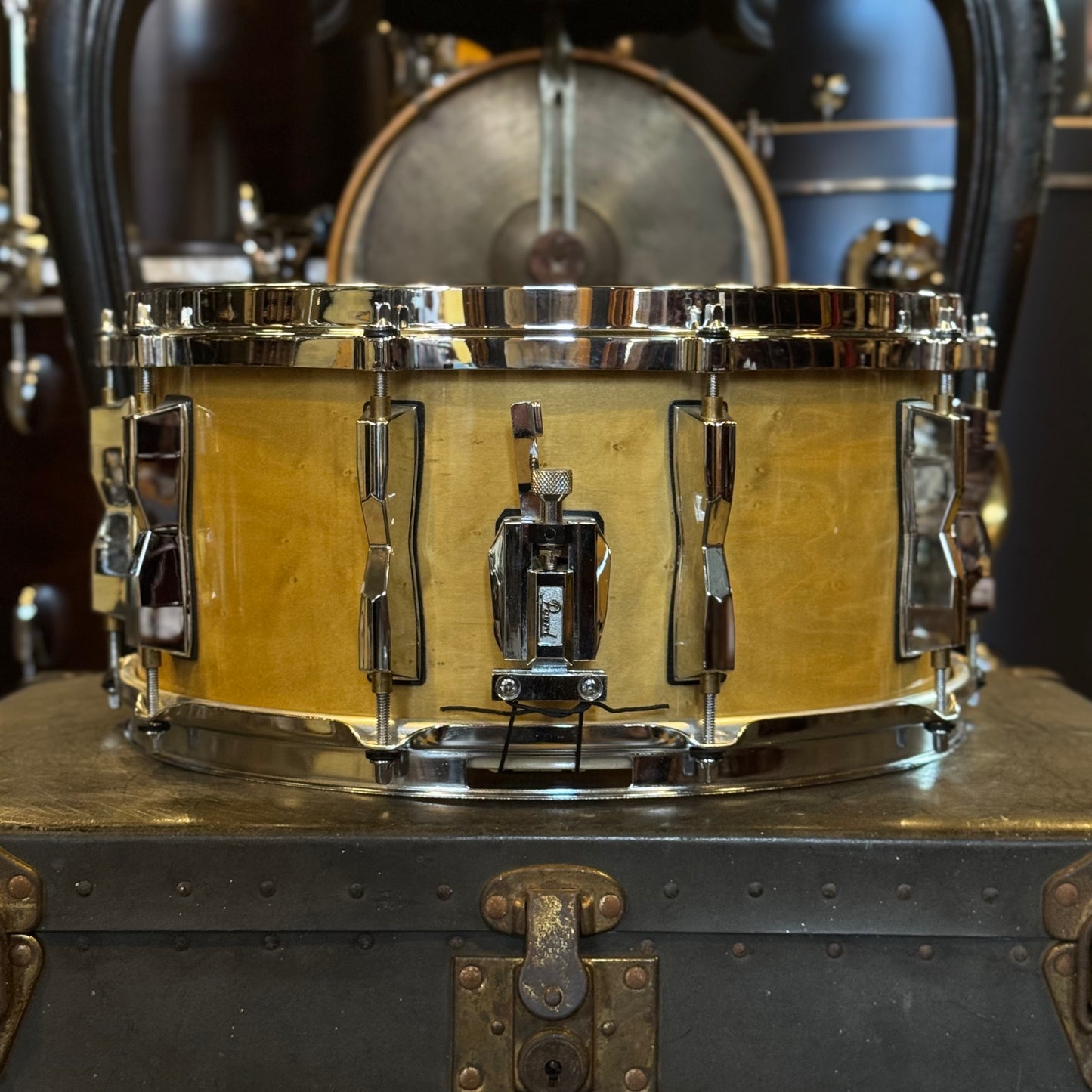 USED 1991 Pearl 6.5x14 CZX Maple Snare Drum in Birdseye Maple Gloss