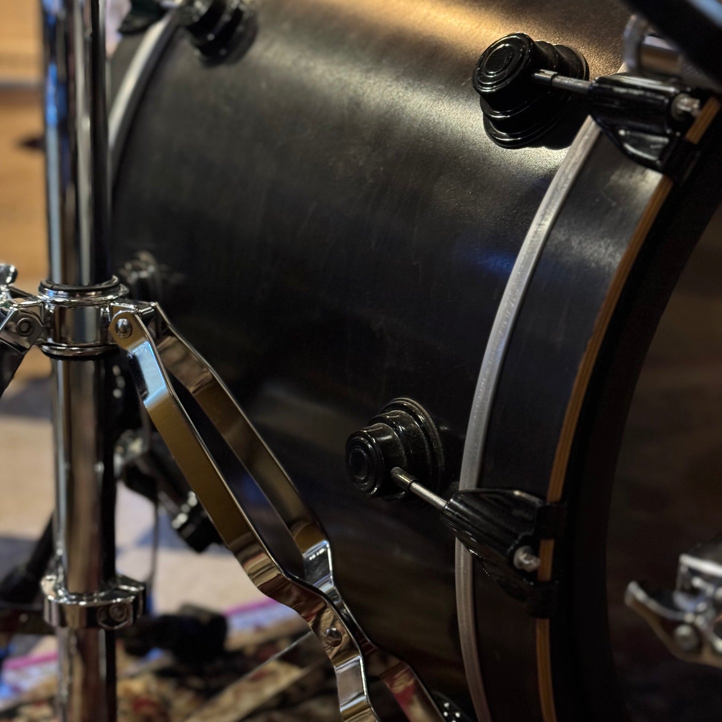 USED 1999-00 DW Pre-Collectors Series in Satin Ebony w/ Black Chrome Hardware - 18x22, 8x10, 8x10, 9x12, 12x14, 14x16, 5.5x14