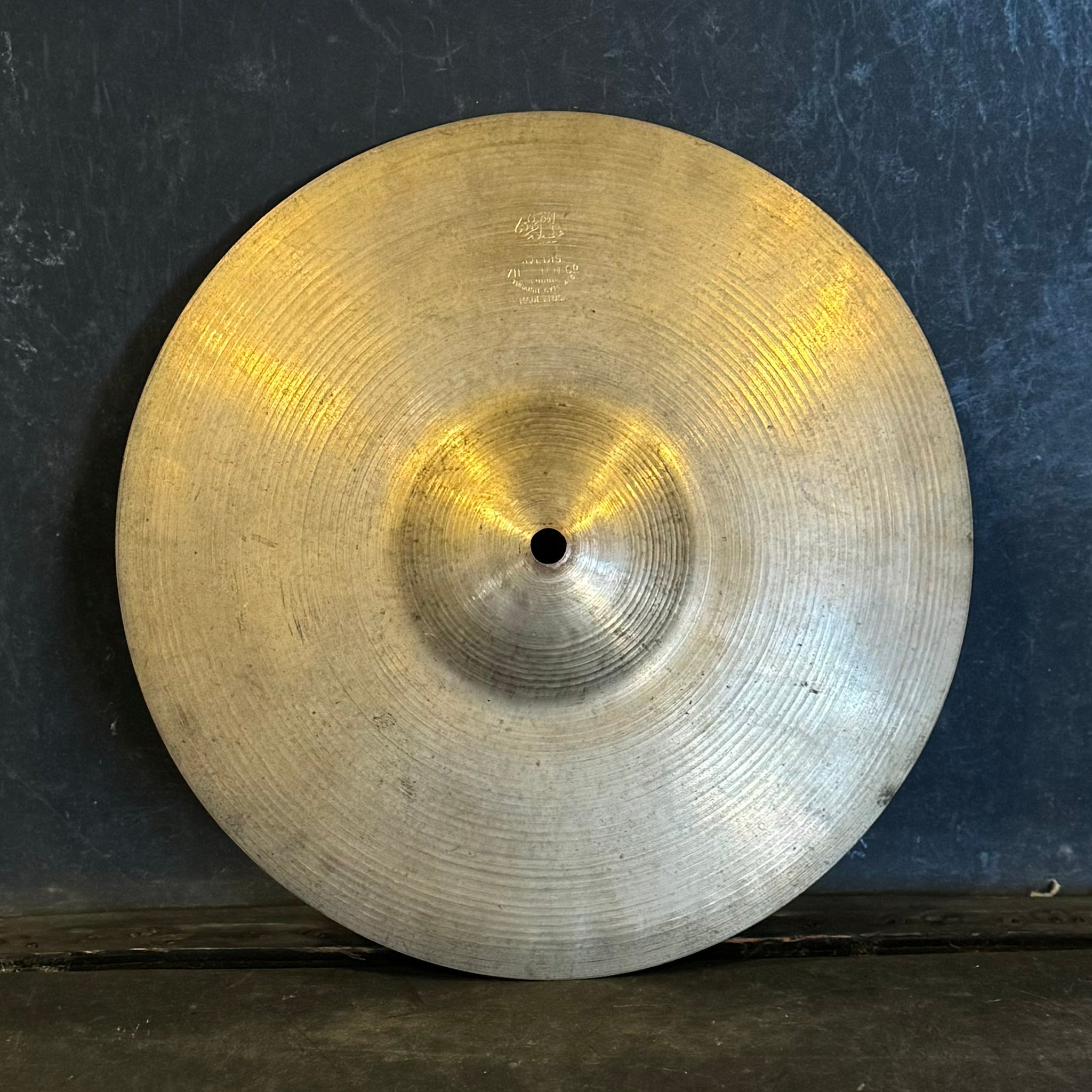 VINTAGE 1930's A. Zildjian 11" Transition Stamp Splash Cymbal - 282g