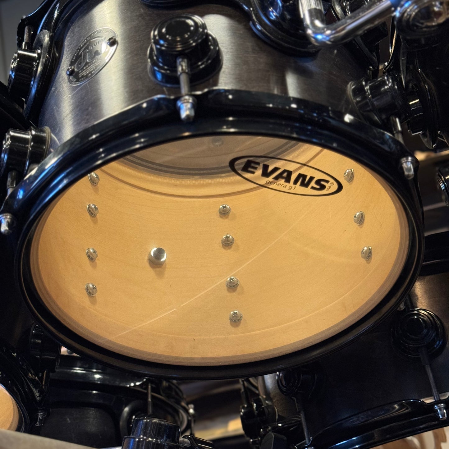 USED 1999-00 DW Pre-Collectors Series in Satin Ebony w/ Black Chrome Hardware - 18x22, 8x10, 8x10, 9x12, 12x14, 14x16, 5.5x14