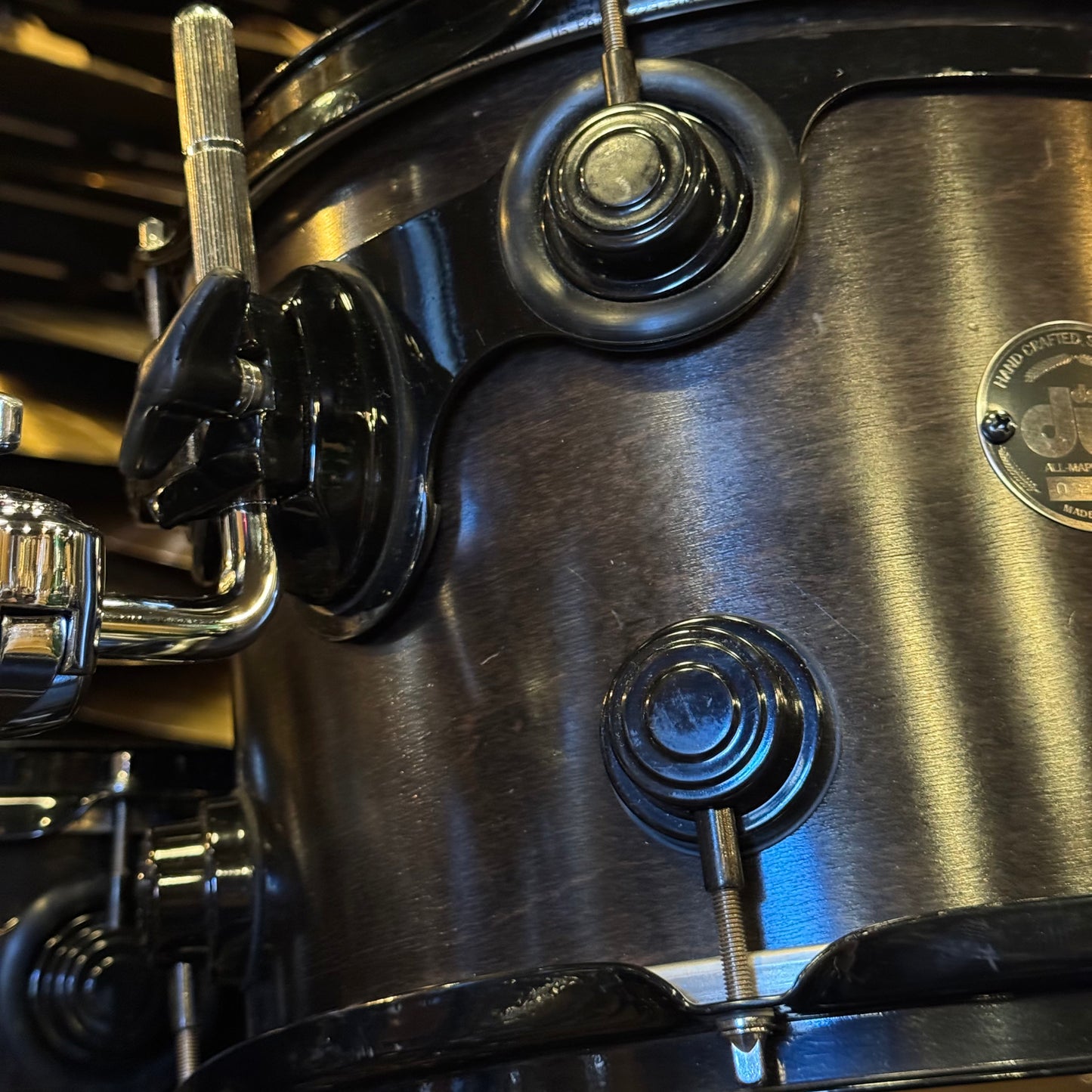 USED 1999-00 DW Pre-Collectors Series in Satin Ebony w/ Black Chrome Hardware - 18x22, 8x10, 8x10, 9x12, 12x14, 14x16, 5.5x14