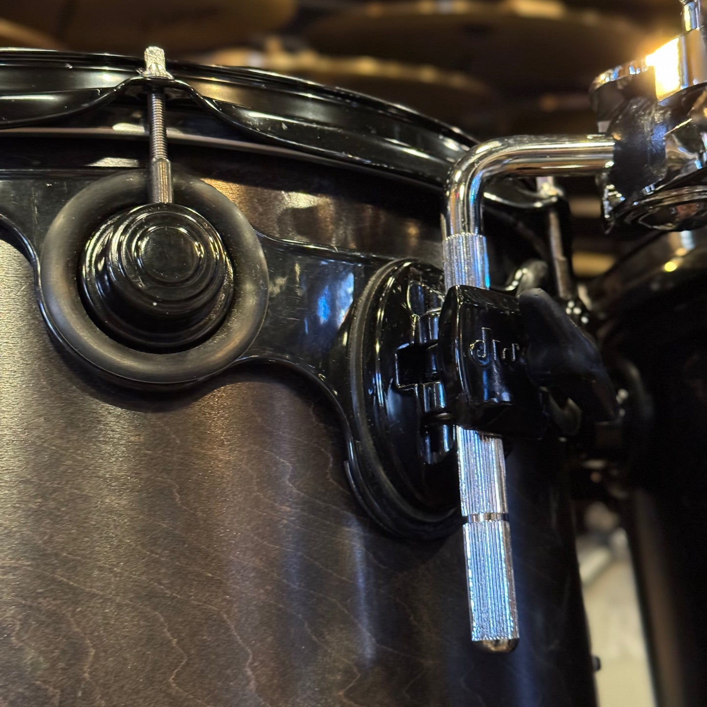 USED 1999-00 DW Pre-Collectors Series in Satin Ebony w/ Black Chrome Hardware - 18x22, 8x10, 8x10, 9x12, 12x14, 14x16, 5.5x14