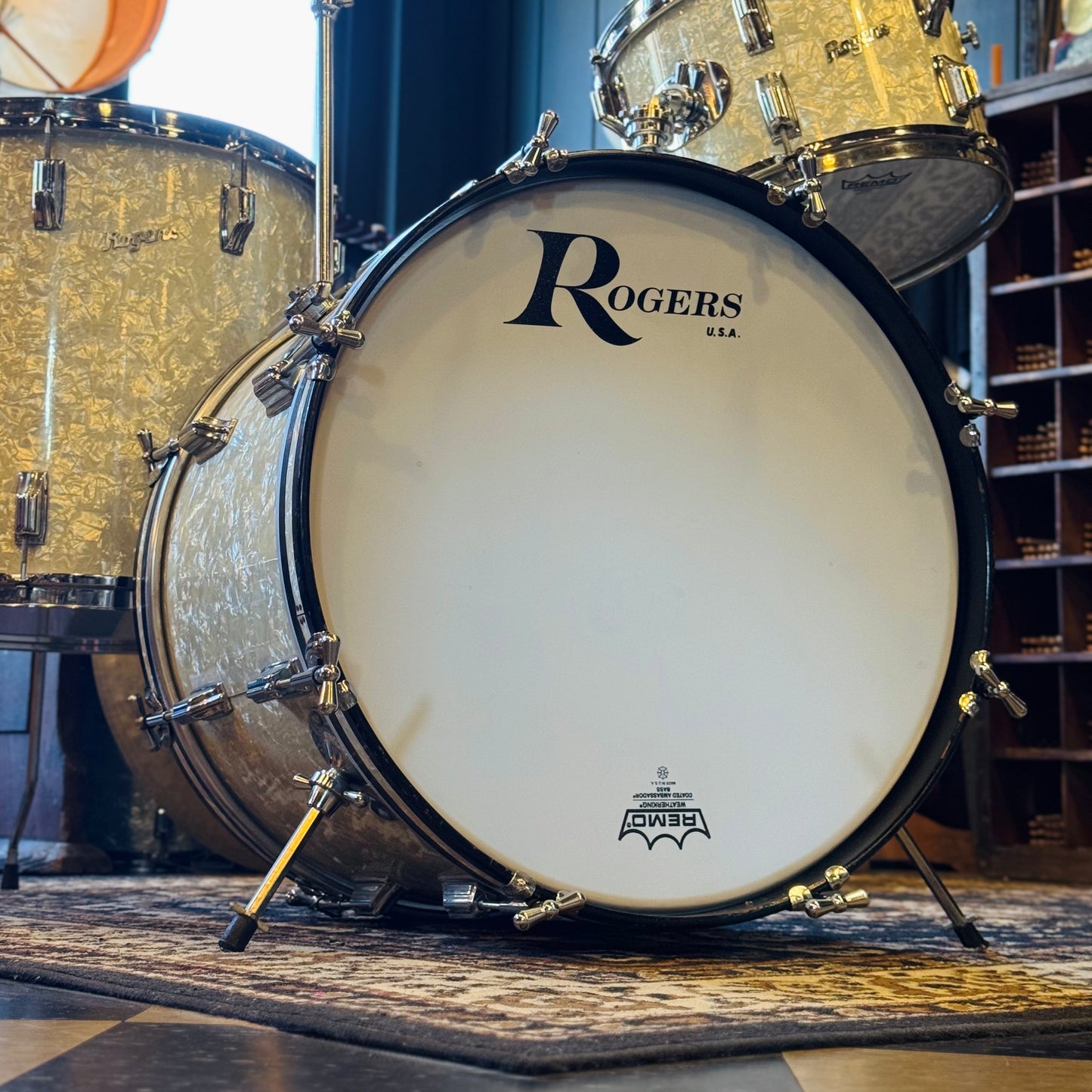 VINTAGE 1960's Rogers Cleveland Era "Holiday" Outfit in White Marine Pearl