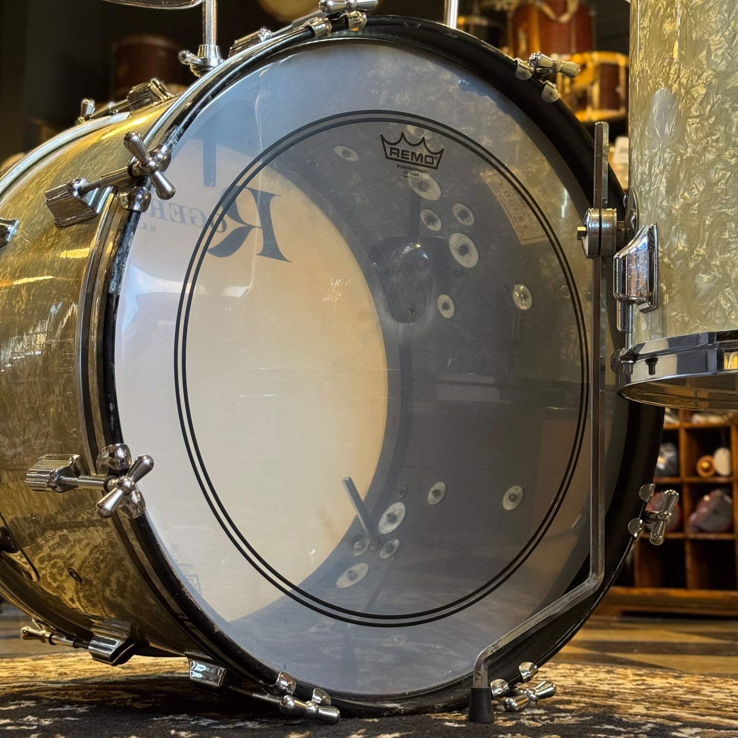 VINTAGE 1960's Rogers Cleveland Era "Holiday" Outfit in White Marine Pearl