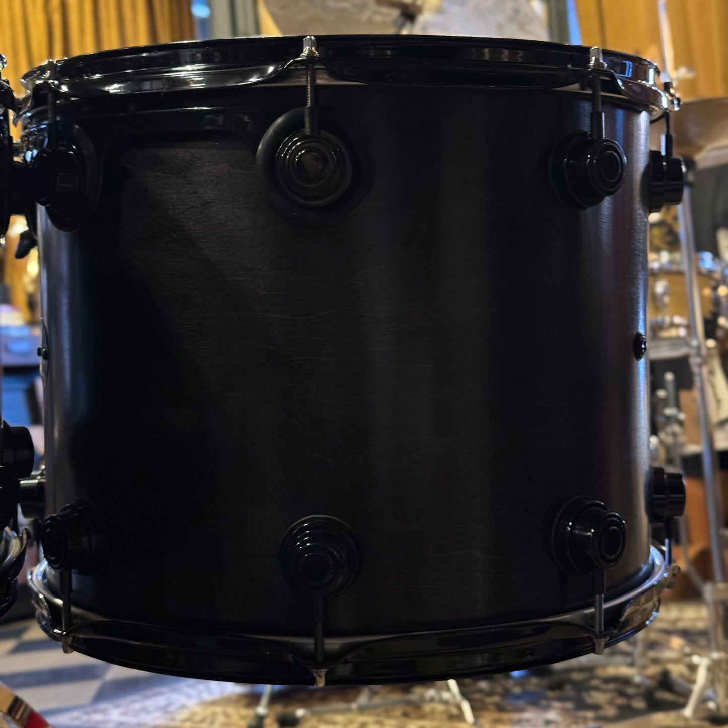 USED 1999-00 DW Pre-Collectors Series in Satin Ebony w/ Black Chrome Hardware - 18x22, 8x10, 8x10, 9x12, 12x14, 14x16, 5.5x14